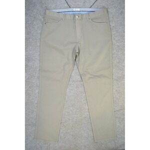Peter‎ Millar Pants Mens 40 Khaki Straight Leg Five Pocket Casual Chino Stretch
